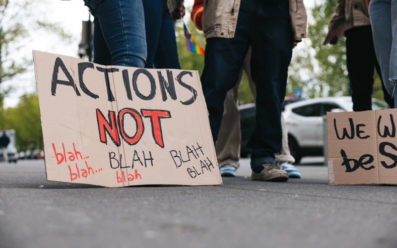 Actions Not Blah Blah Blah