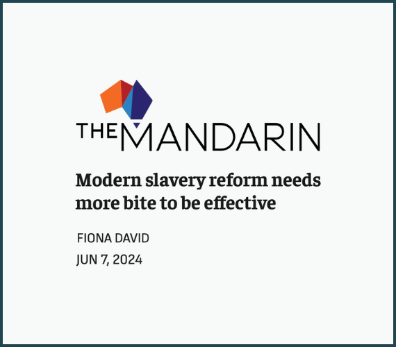 The Mandarin - Advocating for lived experience at the heart of the anti-slavery commissioner's work 2024